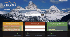 Desktop Screenshot of driggsidaho.org