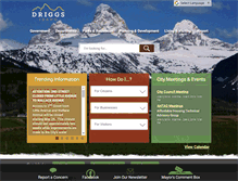 Tablet Screenshot of driggsidaho.org